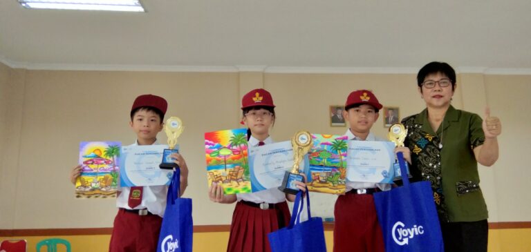 juara lomba mewarnai sdk 4 bina bakti bersama yoyic